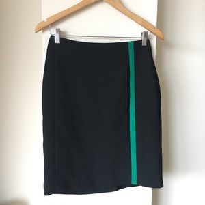 Banana republic green detail skirt